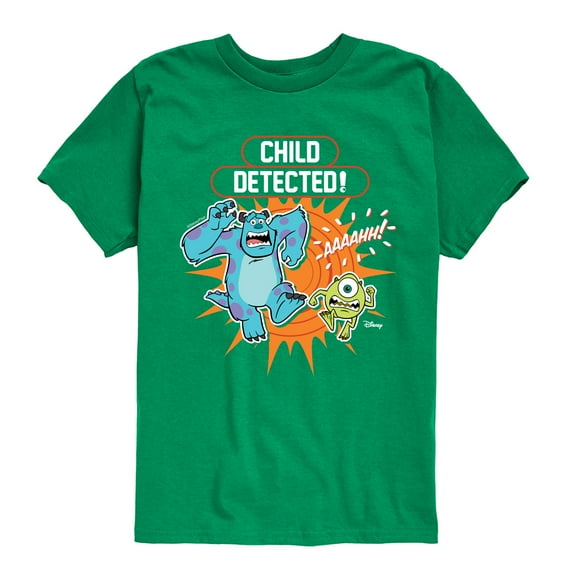 Monsters Inc. - Child Detected - Toddler & Youth Short Sleeve Graphic T-Shirt