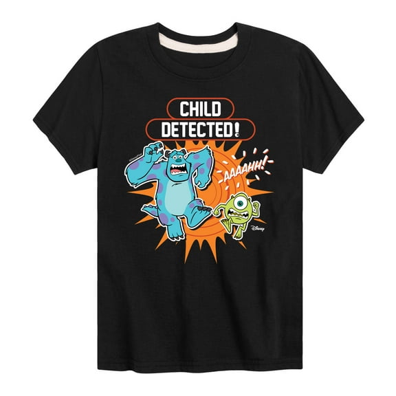 Monsters Inc. - Child Detected - Toddler & Youth Short Sleeve Graphic T-Shirt