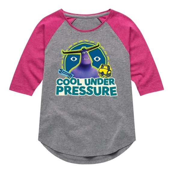 Monsters Inc. - Cool Under Pressure Tylor - Toddler & Youth Girls Raglan Graphic T-Shirt