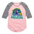 thumbnail image 1 of Monsters Inc. - Cool Under Pressure Tylor - Toddler & Youth Girls Raglan Graphic T-Shirt, 1 of 5