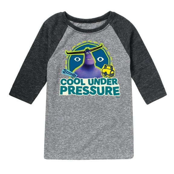 Monsters Inc. - Cool Under Pressure Tylor - Toddler & Youth Raglan Graphic T-Shirt