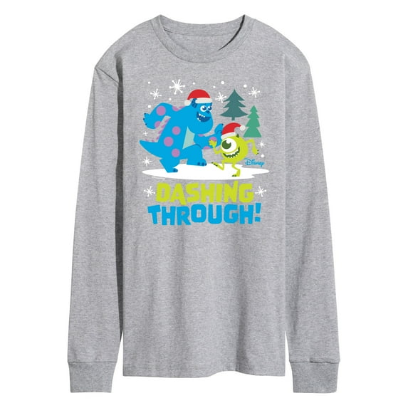 Monsters Inc - Dashing Through - Men's Long Sleeve T-Shirt