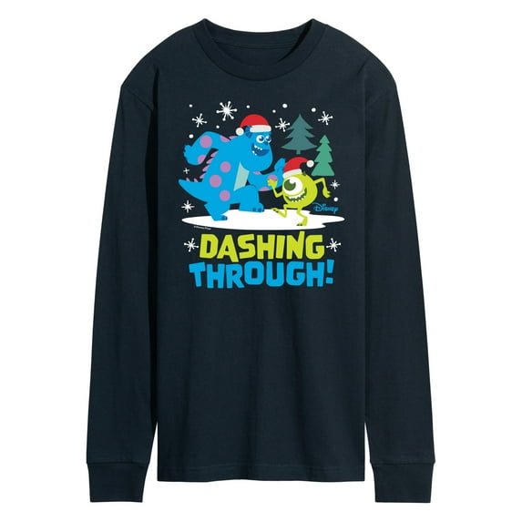 Monsters Inc - Dashing Through - Men's Long Sleeve T-Shirt