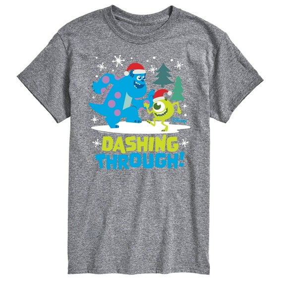 Monsters Inc - Dashing Through - Men's Short Sleeve Graphic T-Shirt