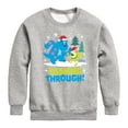 thumbnail image 1 of Monsters Inc - Dashing Through - Toddler And Youth Crewneck Fleece Sweatshirt, 1 of 5