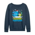 thumbnail image 1 of Monsters Inc - Dashing Through - Women's Lightweight French Terry Long Sleeve Shirt, 1 of 5