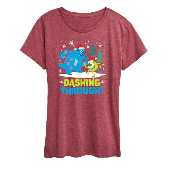 Monsters Inc - Dashing Through - Women's Short Sleeve Graphic T-Shirt