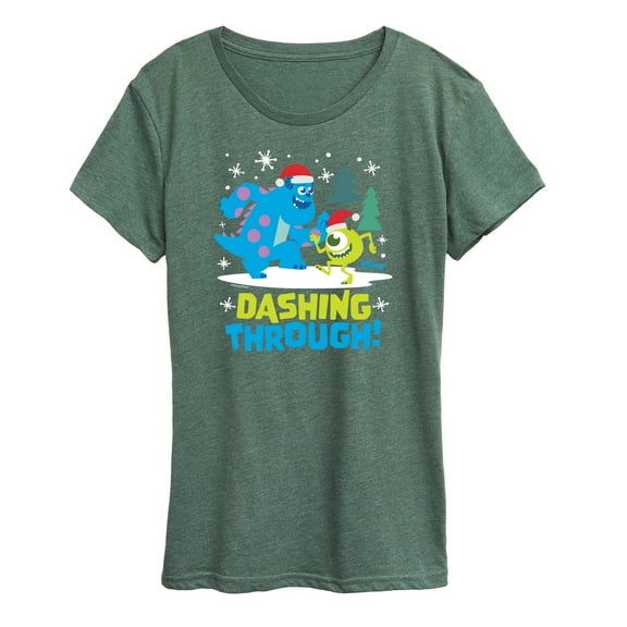 Monsters Inc - Dashing Through - Women's Short Sleeve Graphic T-Shirt