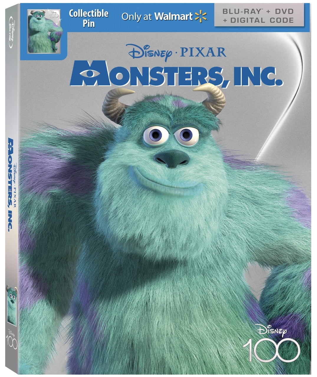 Monsters Inc - Disney100 Edition Walmart Exclusive (Blu-ray + DVD