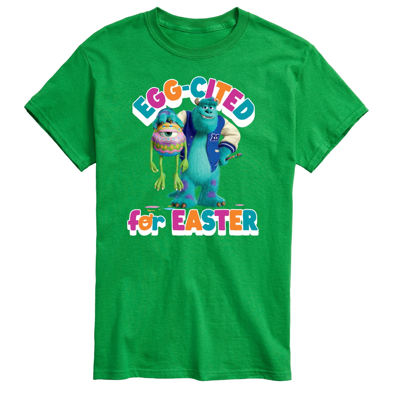 Monsters Inc EggCited For Easter Men's Short Sleeve Graphic T