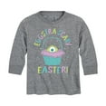 thumbnail image 1 of Monsters Inc - Eggstra Scary Easter -Toddler And Youth Long Sleeve Graphic T-Shirt, 1 of 4