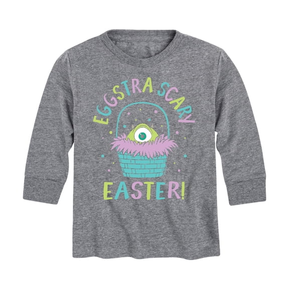Monsters Inc - Eggstra Scary Easter -Toddler And Youth Long Sleeve Graphic T-Shirt