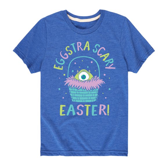 Monsters Inc - Eggstra Scary Easter - Toddler And Youth Short Sleeve Graphic T-Shirt