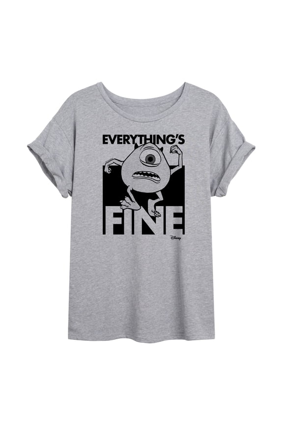 Monsters Inc. - Everythings Fine  - Women's Oversized T-Shirt