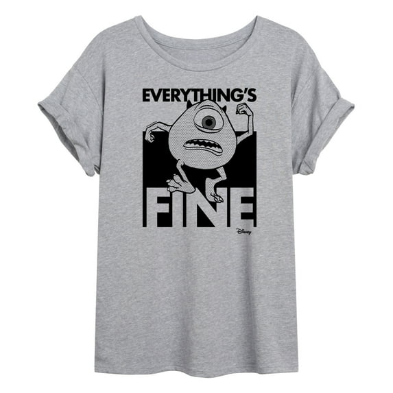 Monsters Inc. - Everythings Fine - Juniors Ideal Flowy Muscle T-Shirt