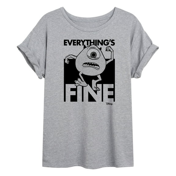 Monsters Inc. - Everythings Fine - Juniors Ideal Flowy Muscle T-Shirt