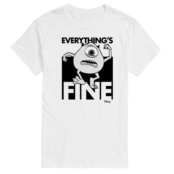 Monsters Inc. - Everythings Fine - Men's Short Sleeve Graphic T-Shirt
