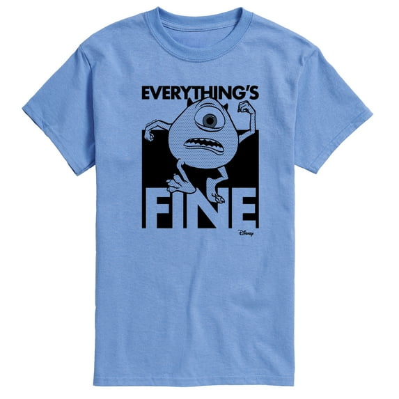 Monsters Inc. - Everythings Fine - Men's Short Sleeve Graphic T-Shirt