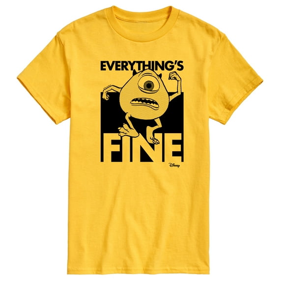 Monsters Inc. - Everythings Fine - Men's Short Sleeve Graphic T-Shirt