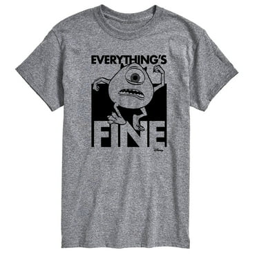 Monsters Inc. - Everythings Fine  - Men's Short Sleeve Graphic T-Shirt