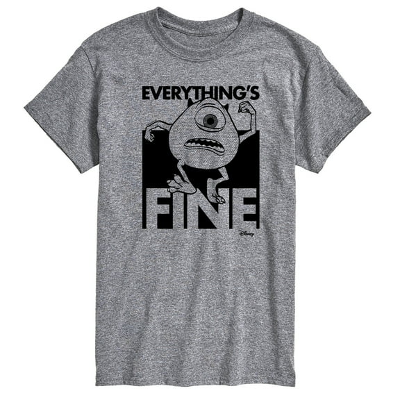 Monsters Inc. - Everythings Fine - Men's Short Sleeve Graphic T-Shirt