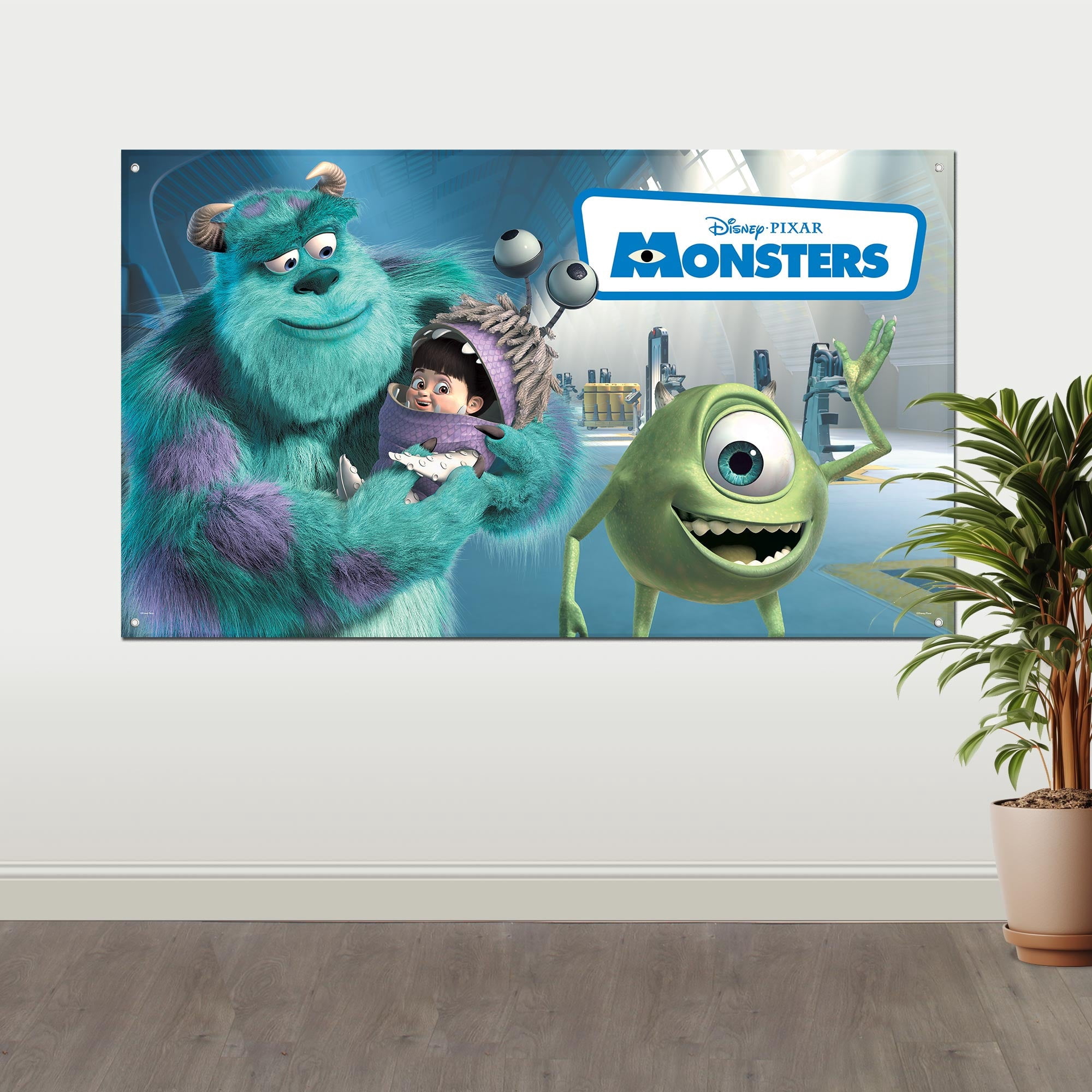 Monsters Inc. Fabric Wall Banner (3' x 5')