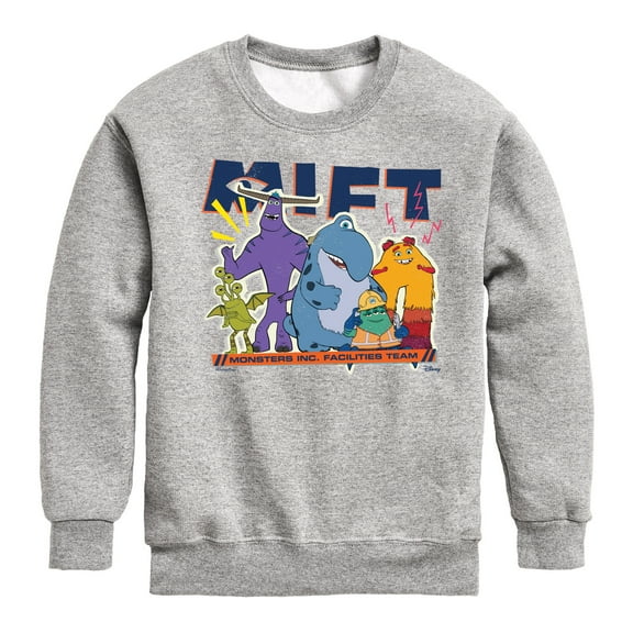 Monsters Inc. - Facilities Team Group - Toddler & Youth Crewneck Fleece Sweatshirt