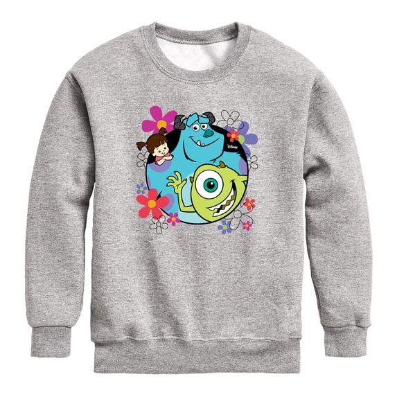 Monsters Inc - Floral Group Toddler Boys' Graphic Fleece Sweatshirt