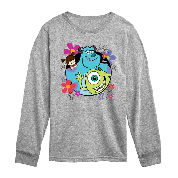 Monsters Inc - Floral Group Toddler Boys' Toddler Long Sleeve Graphic T-Shirt