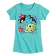 thumbnail image 1 of Monsters Inc. - Floral Group - Toddler & Youth Girls Short Sleeve Graphic T-Shirt, 1 of 5