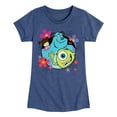 thumbnail image 1 of Monsters Inc. - Floral Group - Toddler & Youth Girls Short Sleeve Graphic T-Shirt, 1 of 5