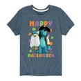 thumbnail image 1 of Monsters Inc - Happy Halloween - Toddler And Youth Short Sleeve Graphic T-Shirt, 1 of 5