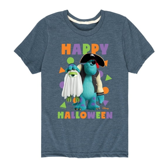 Monsters Inc - Happy Halloween - Toddler And Youth Short Sleeve Graphic T-Shirt