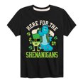 thumbnail image 1 of Monsters Inc - Here For The Shenanigans - Toddler And Youth Short Sleeve Graphic T-Shirt, 1 of 4