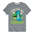 thumbnail image 1 of Monsters Inc - Here For The Shenanigans - Toddler And Youth Short Sleeve Graphic T-Shirt, 1 of 4