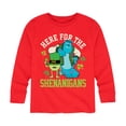 thumbnail image 1 of Monsters Inc - Here The Shenanigans - Toddler And Youth Long Sleeve Graphic T-Shirt, 1 of 4