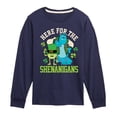 thumbnail image 1 of Monsters Inc - Here The Shenanigans - Toddler And Youth Long Sleeve Graphic T-Shirt, 1 of 4