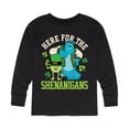 thumbnail image 1 of Monsters Inc - Here The Shenanigans - Toddler And Youth Long Sleeve Graphic T-Shirt, 1 of 4
