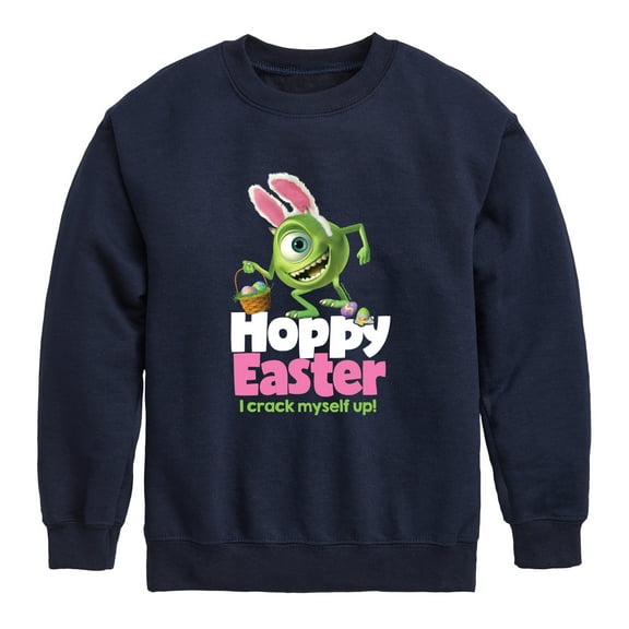 Monsters Inc - Hoppy Easter Mike - Toddler And Youth Crewneck Fleece Sweatshirt
