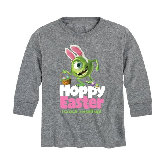 Monsters Inc - Hoppy Easter Mike - Toddler And Youth Long Sleeve Graphic T-Shirt