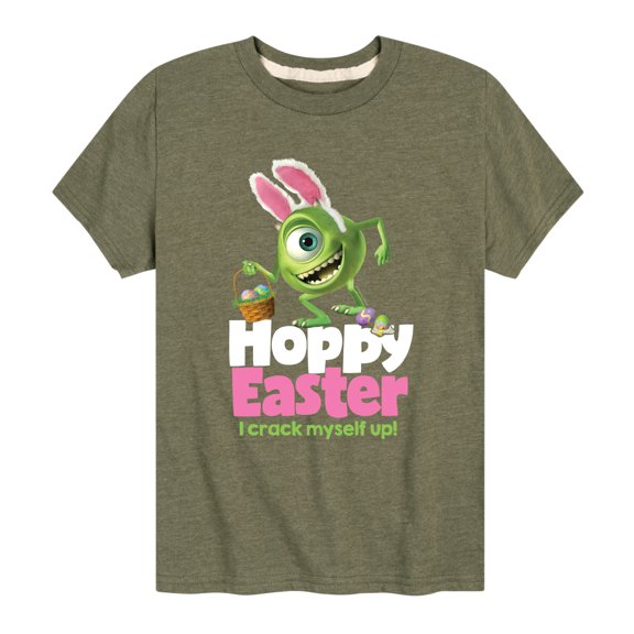 Monsters Inc - Hoppy Easter Mike - Toddler And Youth Short Sleeve Graphic T-Shirt