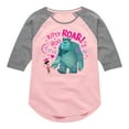 thumbnail image 1 of Monsters Inc. - Kitty And Boo 4 Evr - Toddler & Youth Girls Raglan Graphic T-Shirt, 1 of 5