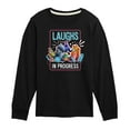 thumbnail image 1 of Monsters Inc. - Laughs In Progress - Toddler & Youth Long Sleeve Graphic T-Shirt, 1 of 5