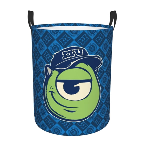 Monsters Inc Laundry Hamper,Collapsible Laundry Basket Hamper with Handles Waterproof Clothes Hamper for Easy Storage