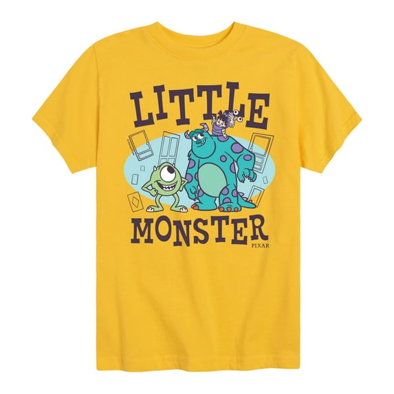 Monsters Inc - Little Monster - Youth Boys Short Sleeve Graphic T-Shirt