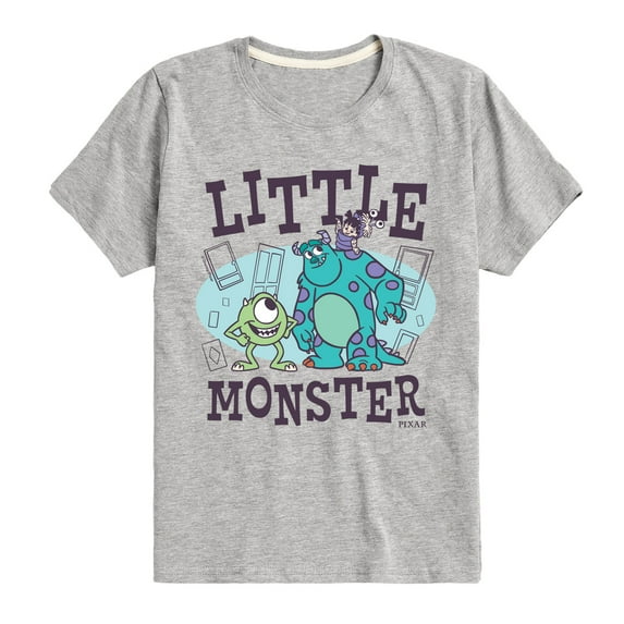 Monsters Inc - Little Monster - Youth Boys Short Sleeve Graphic T-Shirt
