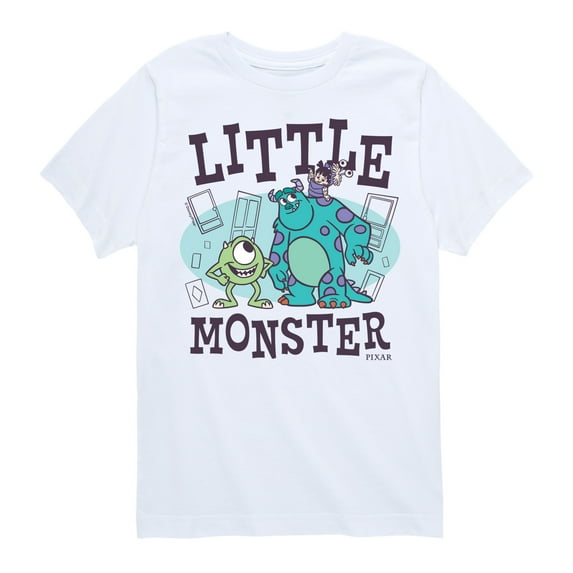 Monsters Inc - Little Monster - Youth Boys Short Sleeve Graphic T-Shirt