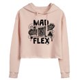 thumbnail image 1 of Monsters Inc. - Mad Flex Sully  - Juniors Cropped Pullover Hoodie, 1 of 5