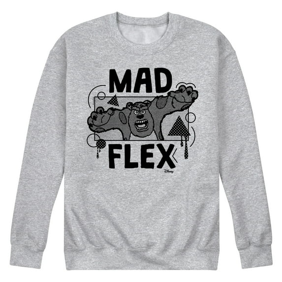 Monsters Inc. - Mad Flex Sully - Men's Crew Neck Fleece Pullover