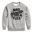 thumbnail image 1 of Monsters Inc. - Mad Flex Sully - Toddler & Youth Crewneck Fleece Sweatshirt, 1 of 5